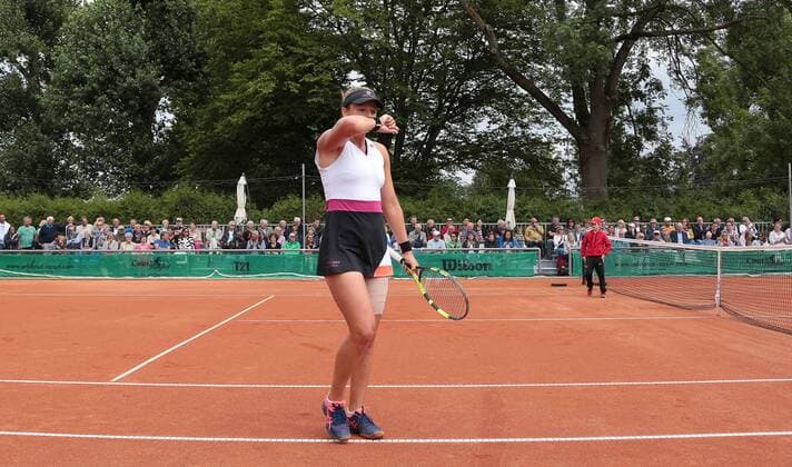 Stuttgart, Tennis Internationale Württembergische Damen-Tennis Meisterschaften: Finale, Anna Zaja (GER) enttäuscht