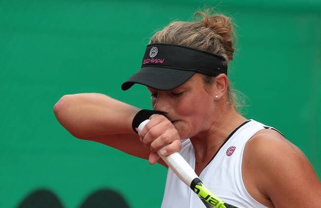 Stuttgart, Tennis Internationale Württembergische Damen-Tennis Meisterschaften: Finale, Anna Zaja (GER) enttäuscht