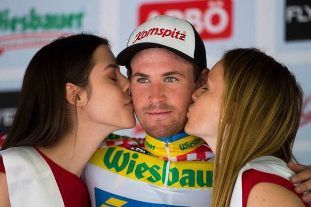 CYCLING - Tour of Austria 2017 VIENNA,AUSTRIA,03.JUL.17 - CYCLING - Tour of Austria, stage 1, Graz - Vienna, award ceremony. Image shows Stephan Rabitsch (AUT Team Felbermayr Simplon Wels). GEPAxpictures xPhilippxBrem