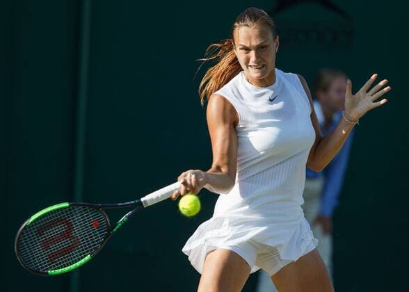 ARYNA SABALENKA (BLR) Tennis - Wimbledon 2016 - Grand Slam ITF ATP Tennis Herren WTA Tennis Damen - AELTC - London - - Great Britain - 5 July 2017. Copyright: xJuergenxHasenkopfx