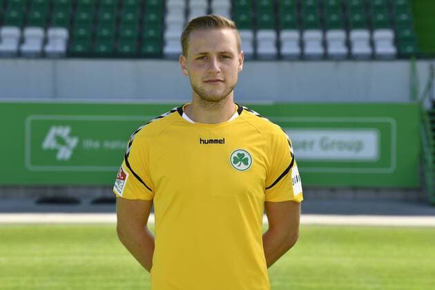 06.07.2017 - SpVgg Spielvereinigung Greuther Fürth Kleeblatt - 2. Fußball Bundesliga BL - Saison 2017 2018 - Fototermin Porträttermin Portraittermin - - Marius Funk (1, SpVgg Greuther Fürth ) - Einzelbild Einzelfoto Portrait Porträt Kopfbild
