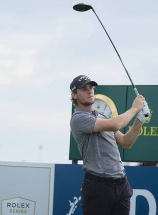 July 6th 2017, Portstewart Golf Club, Portstewart, Northern Ireland; Dubai Duty Free Irish Open Golf Championship; Day 1; Thomas Pieters (BEL) plays his opening shot from the 10th xNigelxCookex  ActionPlus11898241
