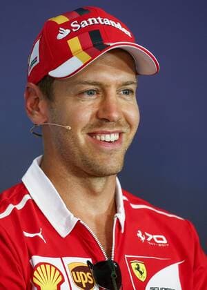 FORMULA 1 - GP of Austria 2017 SPIELBERG,AUSTRIA,06.JUL.17 - MOTORSPORTS, FORMULA 1 - Grand Prix of Austria, Red Bull Ring, press conference PK Pressekonferenz Image shows Sebastian Vettel (GER Ferrari). GEPAxpictures xDanielxGoetzhaber