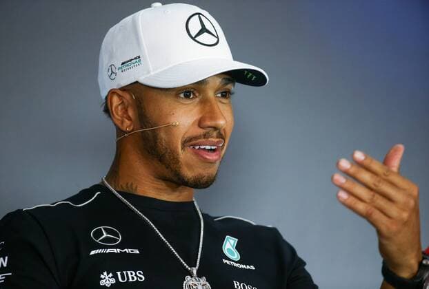 FORMULA 1 - GP of Austria 2017 SPIELBERG,AUSTRIA,06.JUL.17 - MOTORSPORTS, FORMULA 1 - Grand Prix of Austria, Red Bull Ring, press conference PK Pressekonferenz Image shows Lewis Hamilton (GBR Mercedes). GEPAxpictures xDanielxGoetzhaber
