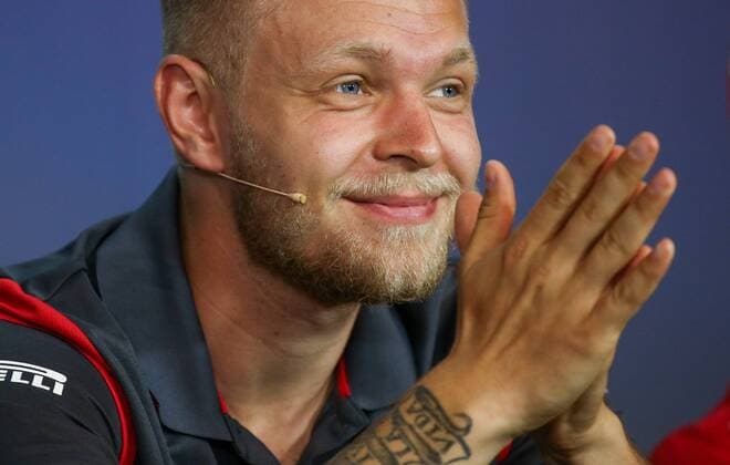 FORMULA 1 - GP of Austria 2017 SPIELBERG,AUSTRIA,06.JUL.17 - MOTORSPORTS, FORMULA 1 - Grand Prix of Austria, Red Bull Ring, press conference PK Pressekonferenz Image shows Kevin Magnussen (DEN Haas). GEPAxpictures xDanielxGoetzhaber