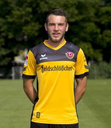 Fußball, 2. Bundesliga, Saison 2017 2018, SG Dynamo Dresden, Porträttermin, (06.07.2017). Justin Löwe. RM001