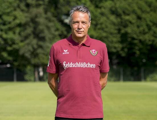 Fußball, 2. Bundesliga, Saison 2017 2018, SG Dynamo Dresden, Porträttermin, (06.07.2017). Trainer Uwe Neuhaus. RM001