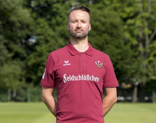 Fußball, 2. Bundesliga, Saison 2017 2018, SG Dynamo Dresden, Porträttermin, (06.07.2017). Physiotherapeut Dennis Wöhr. RM001