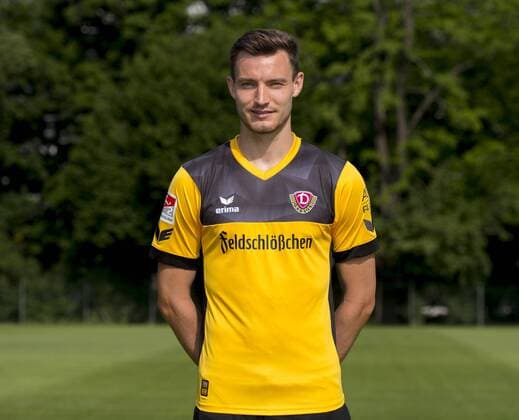 Fußball, 2. Bundesliga, Saison 2017 2018, SG Dynamo Dresden, Porträttermin, (06.07.2017). Florian Ballas. RM001