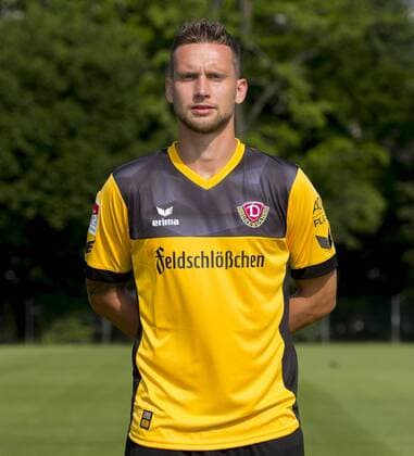 Fußball, 2. Bundesliga, Saison 2017 2018, SG Dynamo Dresden, Porträttermin, (06.07.2017). Manuel Konrad. RM001