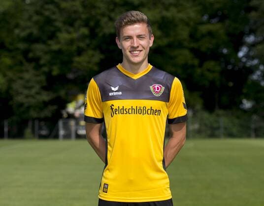 Fußball, 2. Bundesliga, Saison 2017 2018, SG Dynamo Dresden, Porträttermin, (06.07.2017). Niklas Hauptmann. RM001