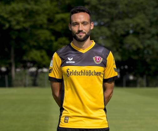 Fußball, 2. Bundesliga, Saison 2017 2018, SG Dynamo Dresden, Porträttermin, (06.07.2017). Fabian Müller. RM001