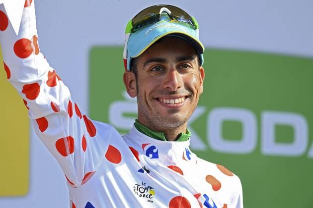 TROYES, FRANCE - JULY 6 : ARU Fabio (ITA) Rider of Astana Pro Team during stage 6 of the 104th edition of the 2017 Tour de France cycling race, a stage of 216 kms between Vesoul and Troyes on July 06, 2017 in Troyes, France, 6 07 2017 CYCLISME : Tour de France 2017 - Etape 6 - Vesoul Troyes - 06 07 2017 Photonews Panoramic 