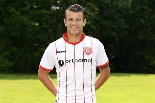 Fußball, 2. BL, Fortuna Düsseldorf Porträttermin Porträt: Fußball, GER, 2.BL, Porträttermin 2017 2018, Fortuna Düsseldorf: Lukas Schmitz (Düsseldorf)