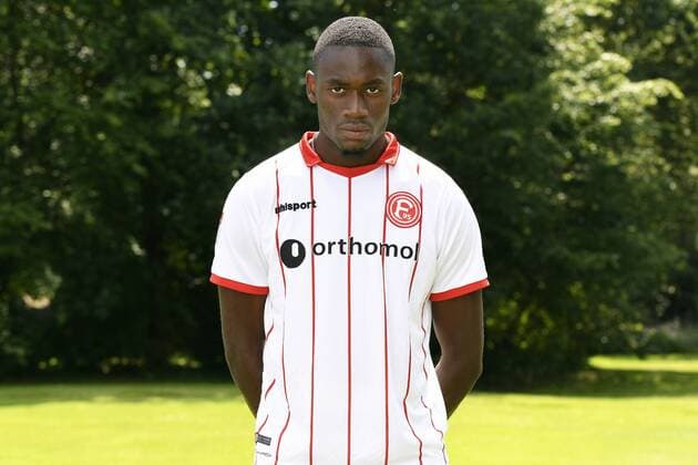 Fußball, 2. BL, Fortuna Düsseldorf Porträttermin Porträt: Fußball, GER, 2.BL, Porträttermin 2017 2018, Fortuna Düsseldorf: Maecky Ngombo (Düsseldorf)