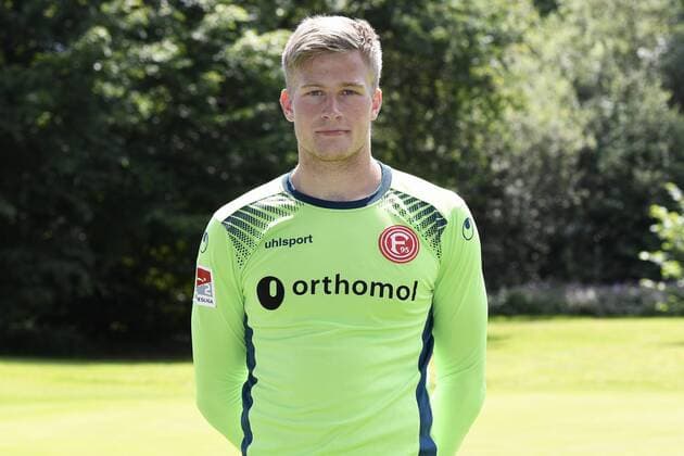 Fußball, 2. BL, Fortuna Düsseldorf Porträttermin Porträt: Fußball, GER, 2.BL, Porträttermin 2017 2018, Fortuna Düsseldorf: Tim Wiesner (Düsseldorf)
