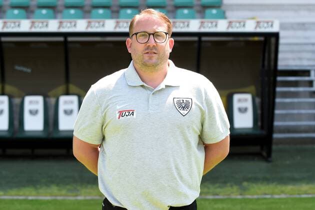 Fußball 3. Liga, Porträttermin 2017 2018 SC Preußen Münster am 06.07.2017 im Preußenstadion in Münster Physiotherapeut Matthias Haase (Muenster) MT