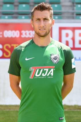 Fußball 3. Liga, Porträttermin 2017 2018 SC Preußen Münster am 06.07.2017 im Preußenstadion in Münster Stephane Tritz (Muenster) MT