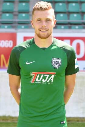 Fußball 3. Liga, Porträttermin 2017 2018 SC Preußen Münster am 06.07.2017 im Preußenstadion in Münster Fabian Menig (Muenster) MT