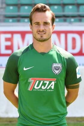 Fußball 3. Liga, Porträttermin 2017 2018 SC Preußen Münster am 06.07.2017 im Preußenstadion in Münster Sandrino Braun (Muenster) MT