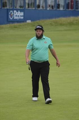 July 6th 2017, Portstewart Golf Club, Portstewart, Northern Ireland; Dubai Duty Free Irish Open Golf Championship; Day1; Andrew Johnson (ENG) walks onto the 18th green xNigelxCookex  ActionPlus11898449