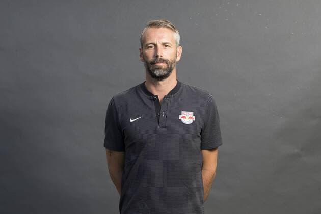 SOCCER - BL, RBS, team photoshooting SALZBURG,AUSTRIA,05.JUL.17 - SOCCER - tipico Bundesliga, Red Bull Salzburg, team photo shooting. Image shows head coach Marco Rose (RBS). GEPAxpictures xFelixxRoittner