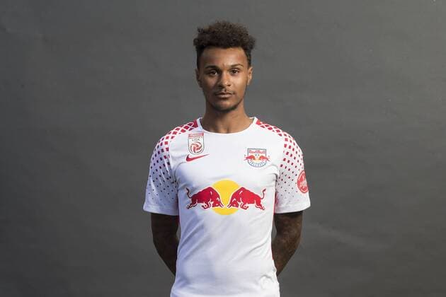 SOCCER - BL, RBS, team photoshooting SALZBURG,AUSTRIA,05.JUL.17 - SOCCER - tipico Bundesliga, Red Bull Salzburg, team photo shooting. Image shows Valentino Lazaro (RBS). GEPAxpictures xFelixxRoittner