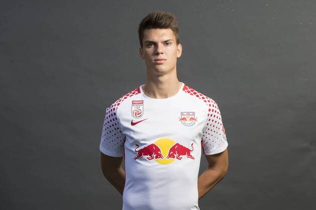 SOCCER - BL, RBS, team photoshooting SALZBURG,AUSTRIA,05.JUL.17 - SOCCER - tipico Bundesliga, Red Bull Salzburg, team photo shooting. Image shows Mathias Honsak (RBS). GEPAxpictures xFelixxRoittner