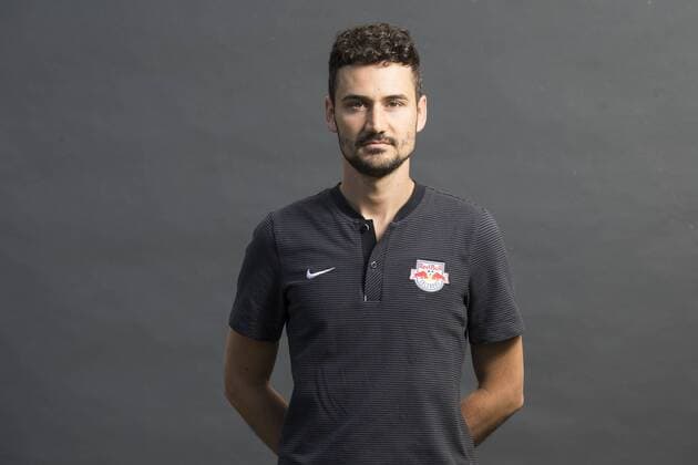 SOCCER - BL, RBS, team photoshooting SALZBURG,AUSTRIA,05.JUL.17 - SOCCER - tipico Bundesliga, Red Bull Salzburg, team photo shooting. Image shows translator Dragan Radovanovic (RBS). GEPAxpictures xFelixxRoittner
