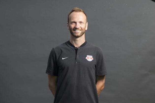 SOCCER - BL, RBS, team photoshooting SALZBURG,AUSTRIA,05.JUL.17 - SOCCER - tipico Bundesliga, Red Bull Salzburg, team photo shooting. Image shows physical therapist David Selbach (RBS). GEPAxpictures xFelixxRoittner