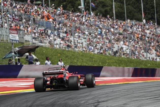 FORMULA 1 - GP of Austria 2017 SPIELBERG,AUSTRIA,07.JUL.17 - MOTORSPORTS, FORMULA 1 - Grand Prix of Austria, Red Bull Ring, free practice. Image shows Kimi Raikkoenen (FIN Ferrari). GEPAxpictures xFelixxRoittner