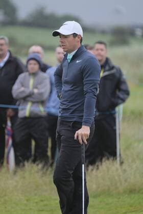 July 7th 2017, Portstewart Golf Club, Portstewart, Northern Ireland; Dubai Duty Free Irish Open Golf Championship, Day 2; Rory McIlroy (NIR) stands on the 10th fairway during the second round of the Dubai Duty Free Irish Open xNigelxCookex  ActionPlus11898543