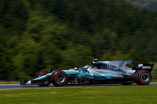 Motorsports: FIA Formula One World Championship WM Weltmeisterschaft 2017, Grand Prix of Austria, 77 Valtteri Bottas (FIN, Mercedes AMG Petronas F1 Team), Spielberg Austria xHOCHxZWEIx