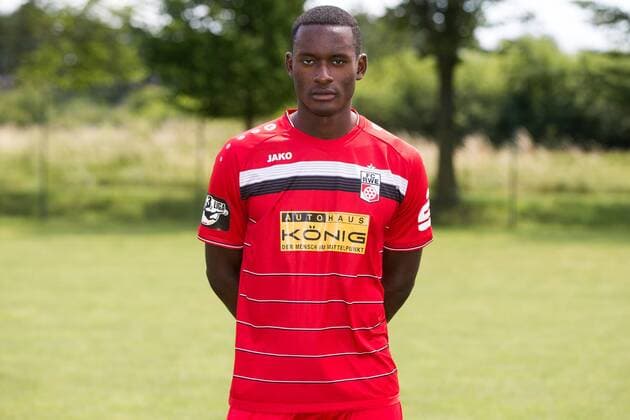 Weißensee , 070717 , Fußball, GER, 3.Liga, Porträttermin 2017 2018, FC Rot Weiß Erfurt , Merveille Biankadi (Erfurt)
