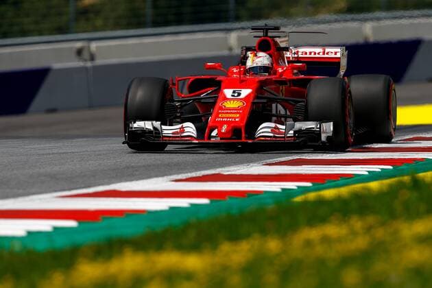 Motorsports: FIA Formula One World Championship WM Weltmeisterschaft 2017, Grand Prix of Austria, 5 Sebastian Vettel (GER, Scuderia Ferrari), Spielberg Austria xHOCHxZWEIx