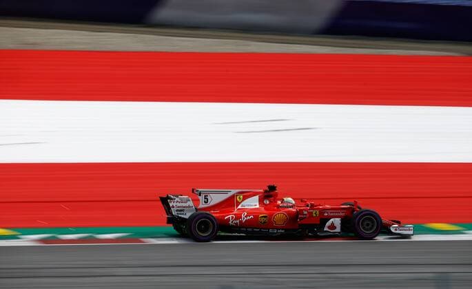 Motorsports: FIA Formula One World Championship WM Weltmeisterschaft 2017, Grand Prix of Austria, 5 Sebastian Vettel (GER, Scuderia Ferrari), Spielberg Austria xHOCHxZWEIx