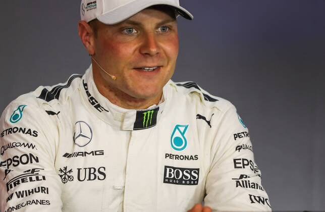 FORMULA 1 - GP of Austria 2017 SPIELBERG,AUSTRIA,08.JUL.17 - MOTORSPORTS, FORMULA 1 - Grand Prix of Austria, Red Bull Ring, press conference PK Pressekonferenz Image shows Valtteri Bottas (FIN Mercedes). GEPAxpictures xDanielxGoetzhaber