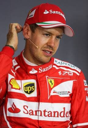 FORMULA 1 - GP of Austria 2017 SPIELBERG,AUSTRIA,08.JUL.17 - MOTORSPORTS, FORMULA 1 - Grand Prix of Austria, Red Bull Ring, press conference PK Pressekonferenz Image shows Sebastian Vettel (GER Ferrari). GEPAxpictures xDanielxGoetzhaber