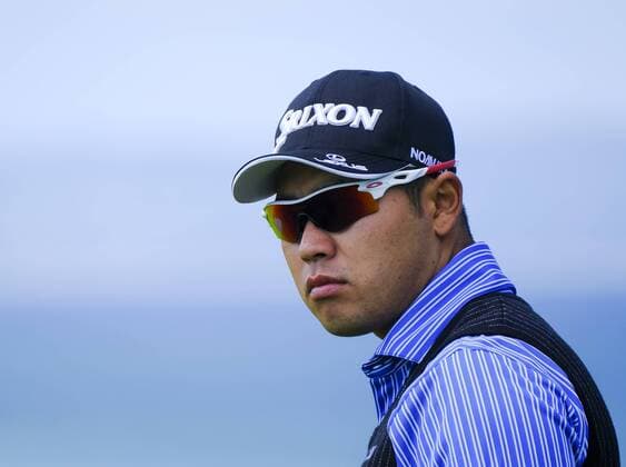 July 8th 2017, Portstewart Golf Club, Portstewart, Northern Ireland; Dubai Duty Free Irish Open Golf Championship, Day 3; Hideki Matsuyama (JPN) on the 1st tee as he slipped down the leaderboard during the third round of the Dubai Duty Free Irish Open xNigelxCookex  ActionPlus11898978