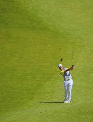 July 8th 2017, Portstewart Golf Club, Portstewart, Northern Ireland; Dubai Duty Free Irish Open Golf Championship, Day 3; Daniel Im (USA) with his second shot on the 4th during the third round of the Dubai Duty Free Irish Open; Im held 1st place until late in the 3rd round xNigelxCookex  ActionPlus11898987