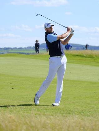 July 8th 2017, Portstewart Golf Club, Portstewart, Northern Ireland; Dubai Duty Free Irish Open Golf Championship, Day 3; Matthew Southgate (ENG) on the 18th during the third round of the Dubai Duty Free Irish Open xNigelxCookex  ActionPlus11899172