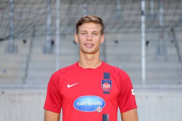 Neuzgang Maximilian Thiel ( 1. FC Heidenheim 21 ), Fussball, GER, 2.Liga, Portraettermin 2017 2018, 1.FC Heidenheim, 08.07.2017, Heidenheim Copyright: xLanger Eibner-Pressefotox EP_HLR