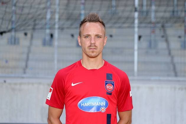 Arne Feick ( 1.FC Heidenheim 28), Fussball, GER, 2.Liga, Portraettermin 2017 2018, 1.FC Heidenheim, 08.07.2017, Heidenheim Copyright: xLanger Eibner-Pressefotox EP_HLR