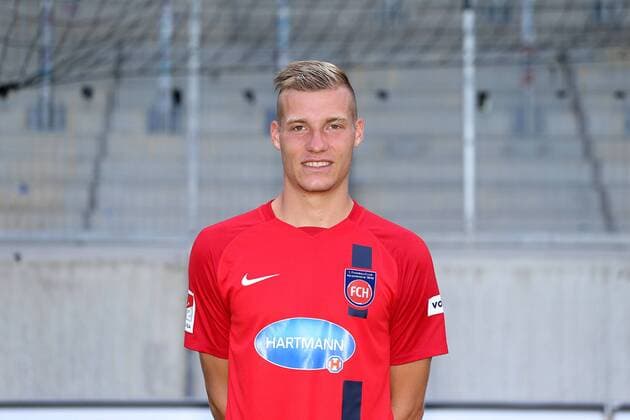 Dominik Widemann ( 1.FC Heidenheim 31), Fussball, GER, 2.Liga, Portraettermin 2017 2018, 1.FC Heidenheim, 08.07.2017, Heidenheim Copyright: xLanger Eibner-Pressefotox EP_HLR