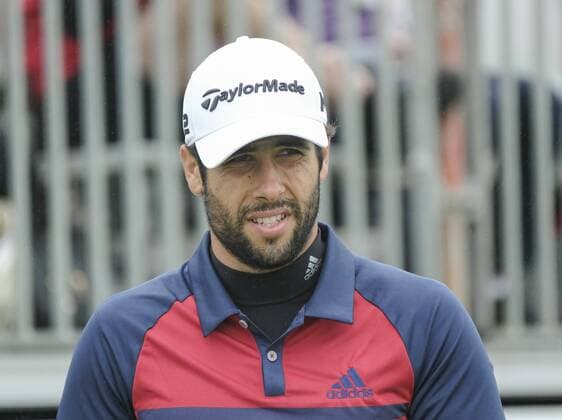 July 9th 2017, Portstewart Golf Club, Portstewart, Northern Ireland; Dubai Duty Free Irish Open Golf Championship, Day 4; Adrian Otaegui (ESP) walks onto the 1st tee during the final round of the Dubai Duty Free Irish Open xNigelxCookex  ActionPlus11899421