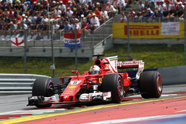 Motorsports: FIA Formula One World Championship WM Weltmeisterschaft 2017, Grand Prix of Austria, 5 Sebastian Vettel (GER, Scuderia Ferrari), Spielberg Austria xHOCHxZWEIx