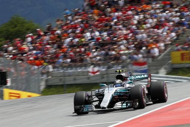 Motorsports: FIA Formula One World Championship WM Weltmeisterschaft 2017, Grand Prix of Austria, 77 Valtteri Bottas (FIN, Mercedes AMG Petronas F1 Team), Spielberg Austria xHOCHxZWEIx