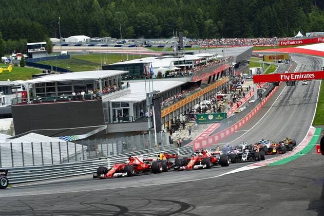 Start, Grosser Preis von Österreich 2017, Rennen, Motorsport, Formel 1, 09.07.2017, Spielberg Copyright: xAndre Eibner-Pressefotox EP_JAE