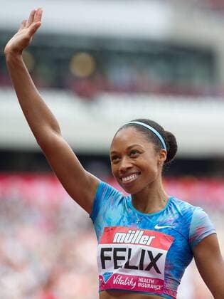 Allyson Felix (USA) during the 400m Women during the Muller Anniversary Games IAAF Diamond League at Queen Elizabeth Olympic Park, London, United Kingdom on 9 July 2017. Copyright: xVincexMignottx 15960030