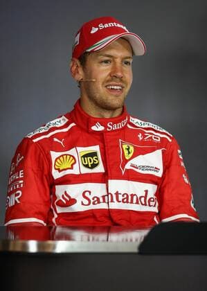 FORMULA 1 - GP of Austria 2017 SPIELBERG,AUSTRIA,09.JUL.17 - MOTORSPORTS, FORMULA 1 - Grand Prix of Austria, Red Bull Ring, press conference PK Pressekonferenz Image shows Sebastian Vettel (GER Ferrari). GEPAxpictures xDanielxGoetzhaber